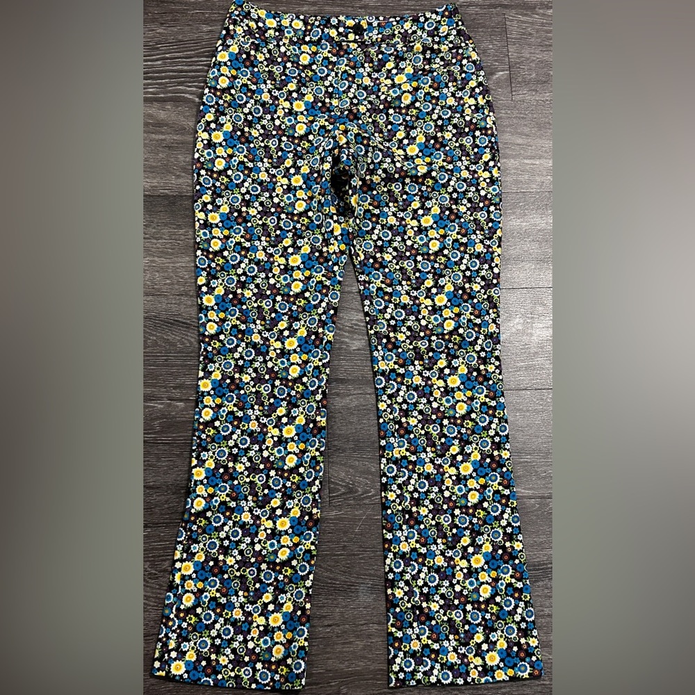 Super Cute Vintage Floral Polyester Pants Size: 27